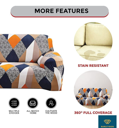 Premium Elastic and Stretchable Non-Slip Sofa Cover for All Types of Sofas - Fab Home Decor - Sofa Cover